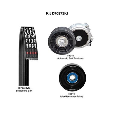 Dayco 92-93-97-03 Dodge 3.9-5.2-5.9L Fead Kits, D70973K1 D70973K1